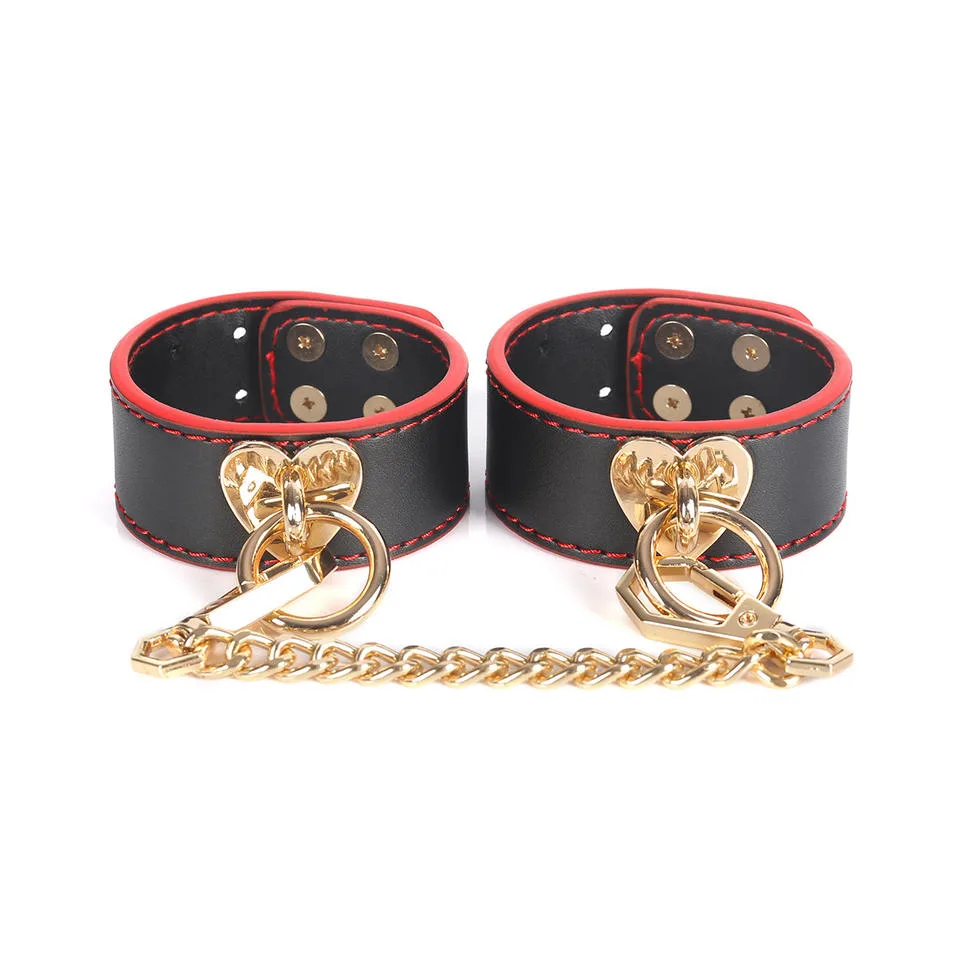 SMOOTH XQ-7824683 Black-Red 8-Piece Bondage Set - Image 5