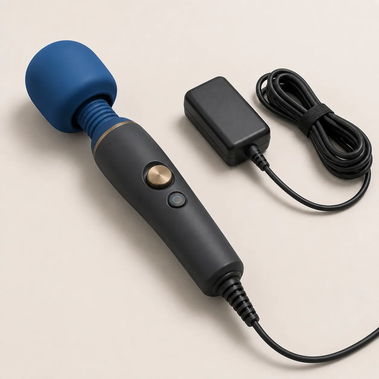 12V Dial-Control Deep-Rumble Wand Massager