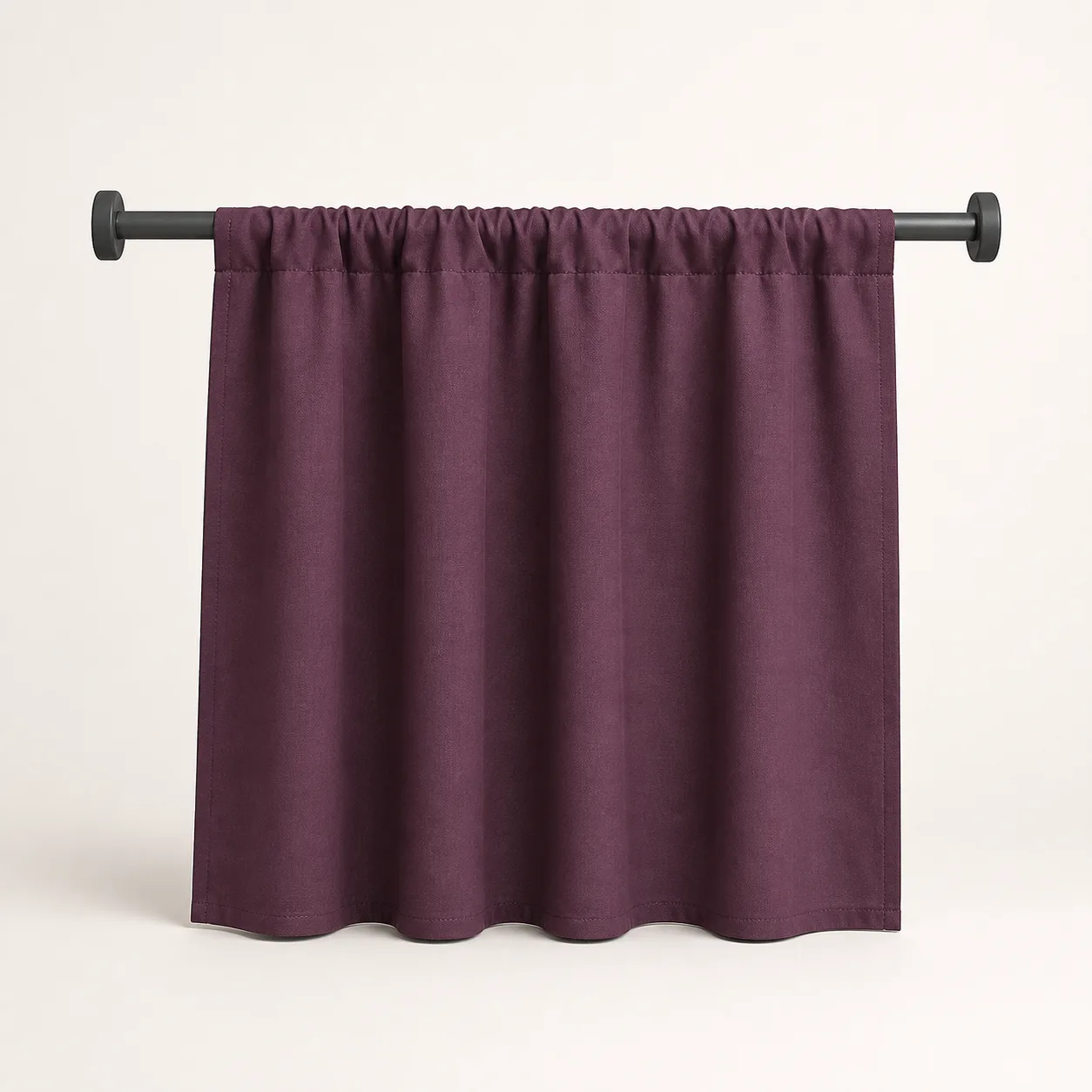 Adjustable Care-Shelf Privacy Curtain with Tension Rod