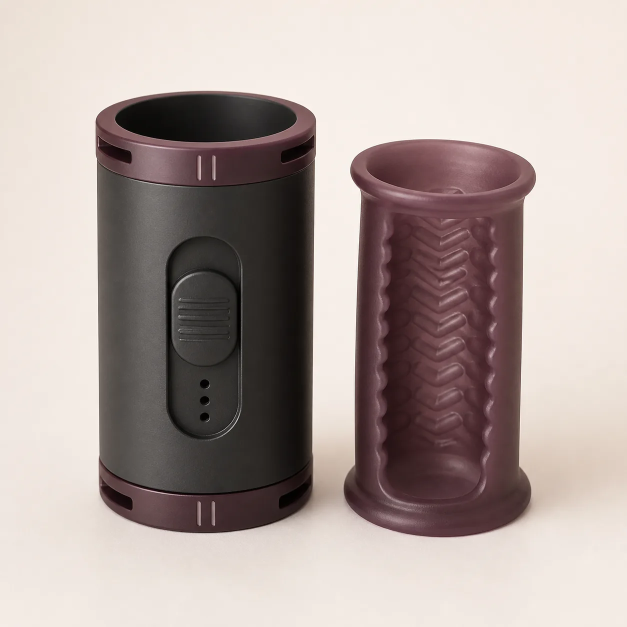 Bayonet-Lock Reversible-Liner Manual Stroker with Thumb Vent
