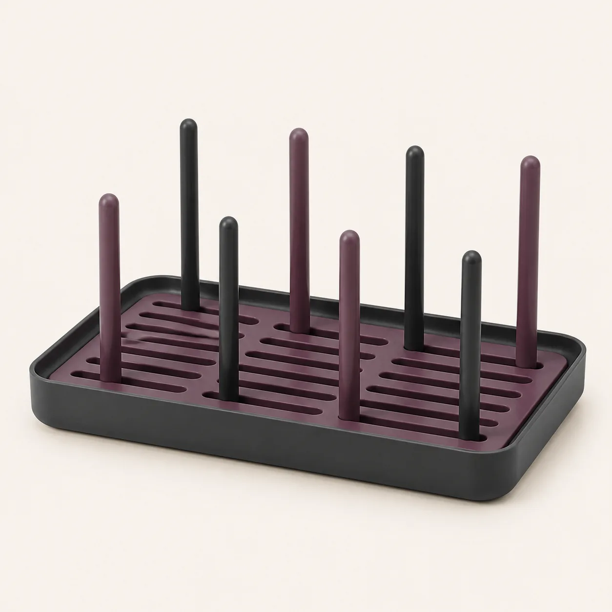 Care-Accessory Air-Drying Rack with Removable Drip Tray