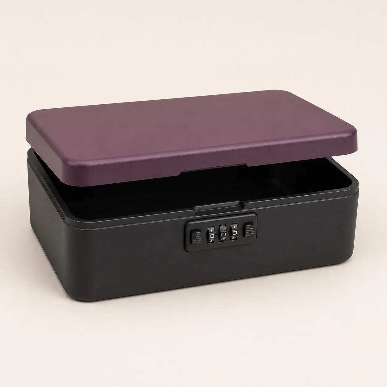 Compact Combination-Lock Care-Supply Box