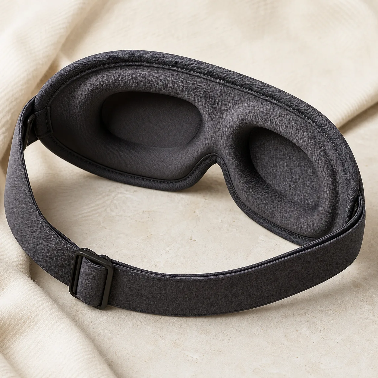 Contoured Blackout Blindfold - Adjustable Sensory Eye Mask - Image 2