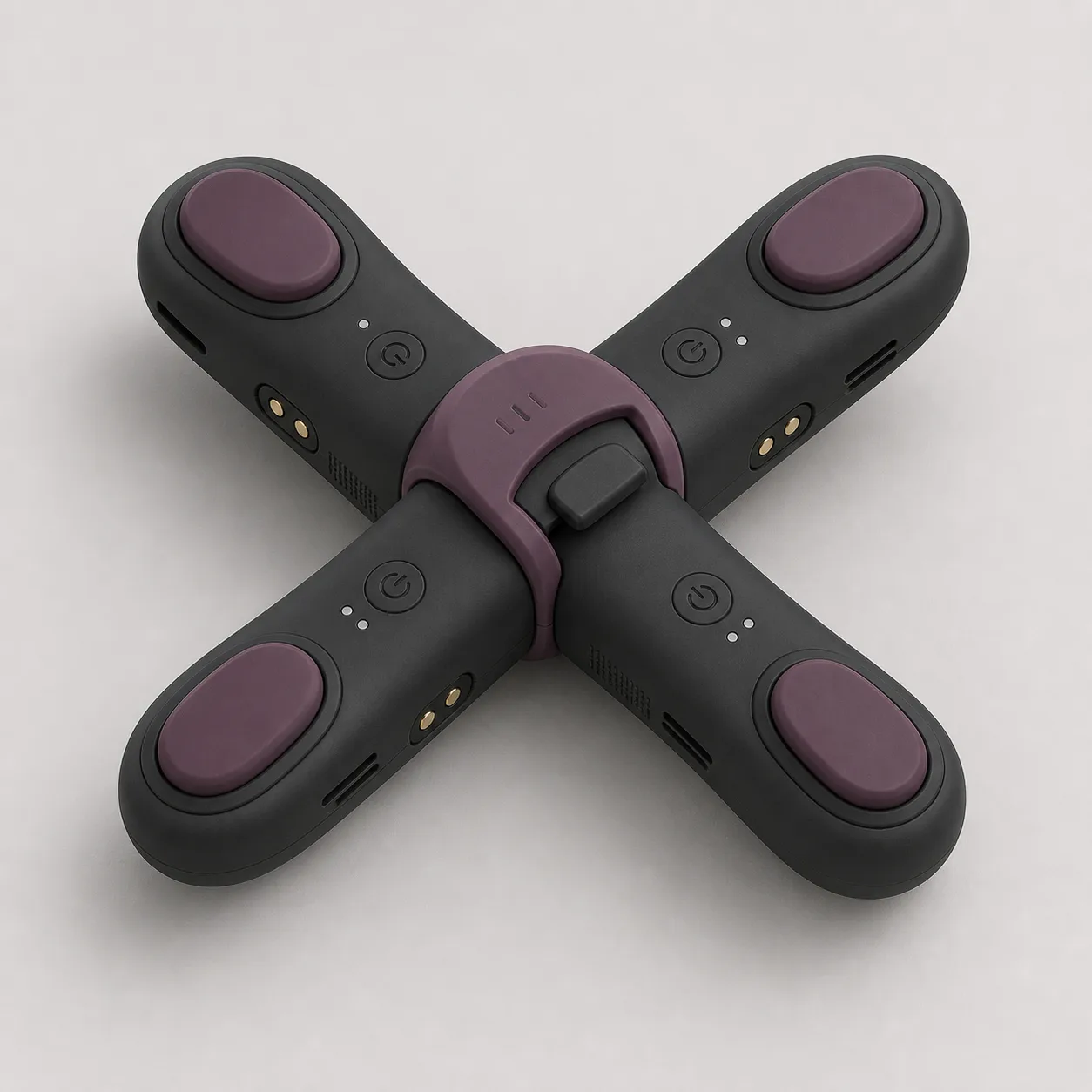 Cross-Lock Twin-Bar Couples Vibrator with Four Contact Pads