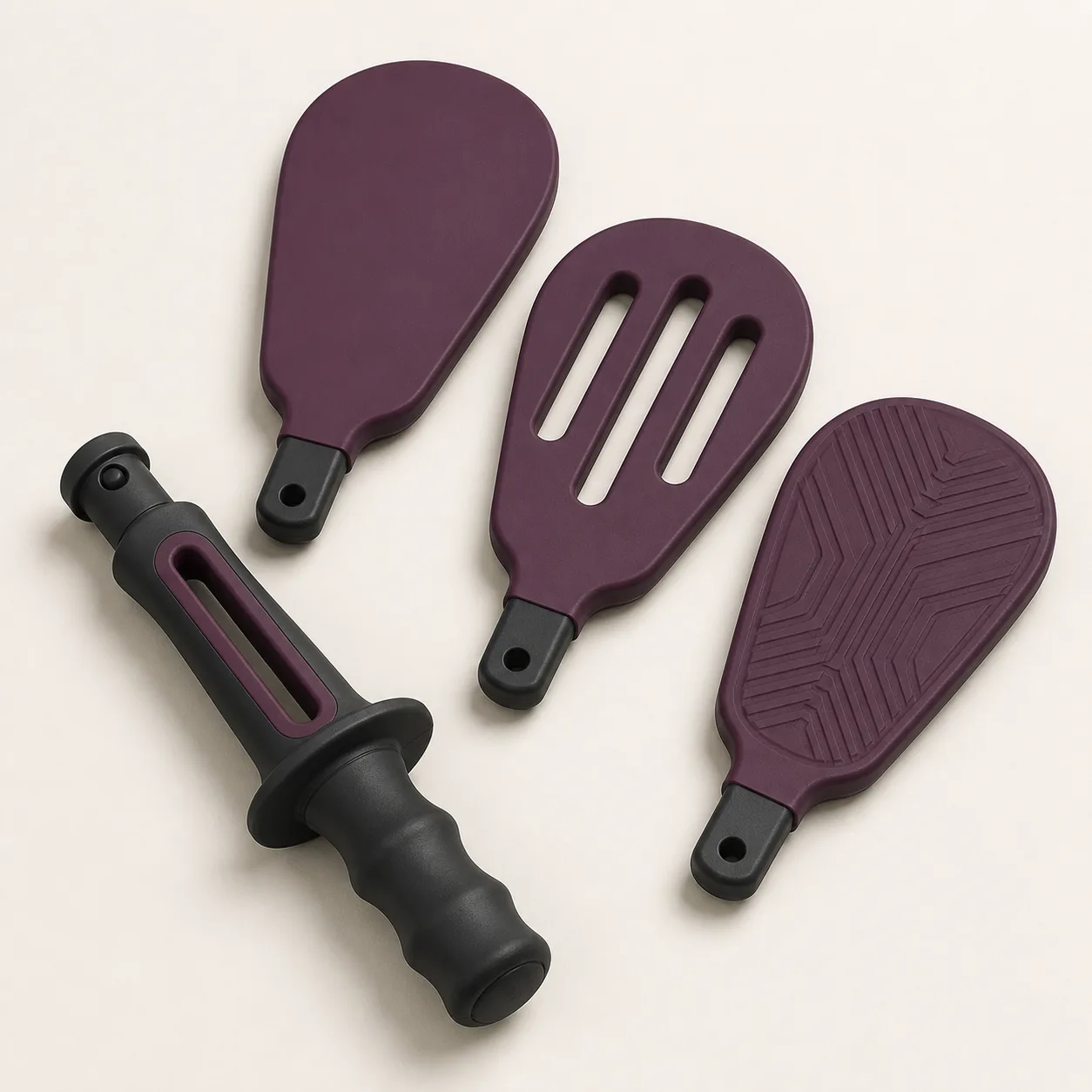 Cross-Pin Three-Panel Sensory Paddle with Flex-Limit Spine
