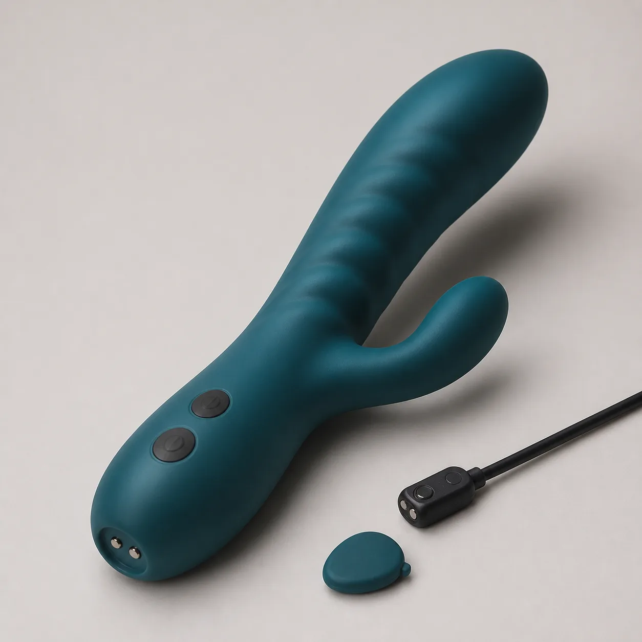 Curved Rolling-Bead Thrust Rabbit Vibrator