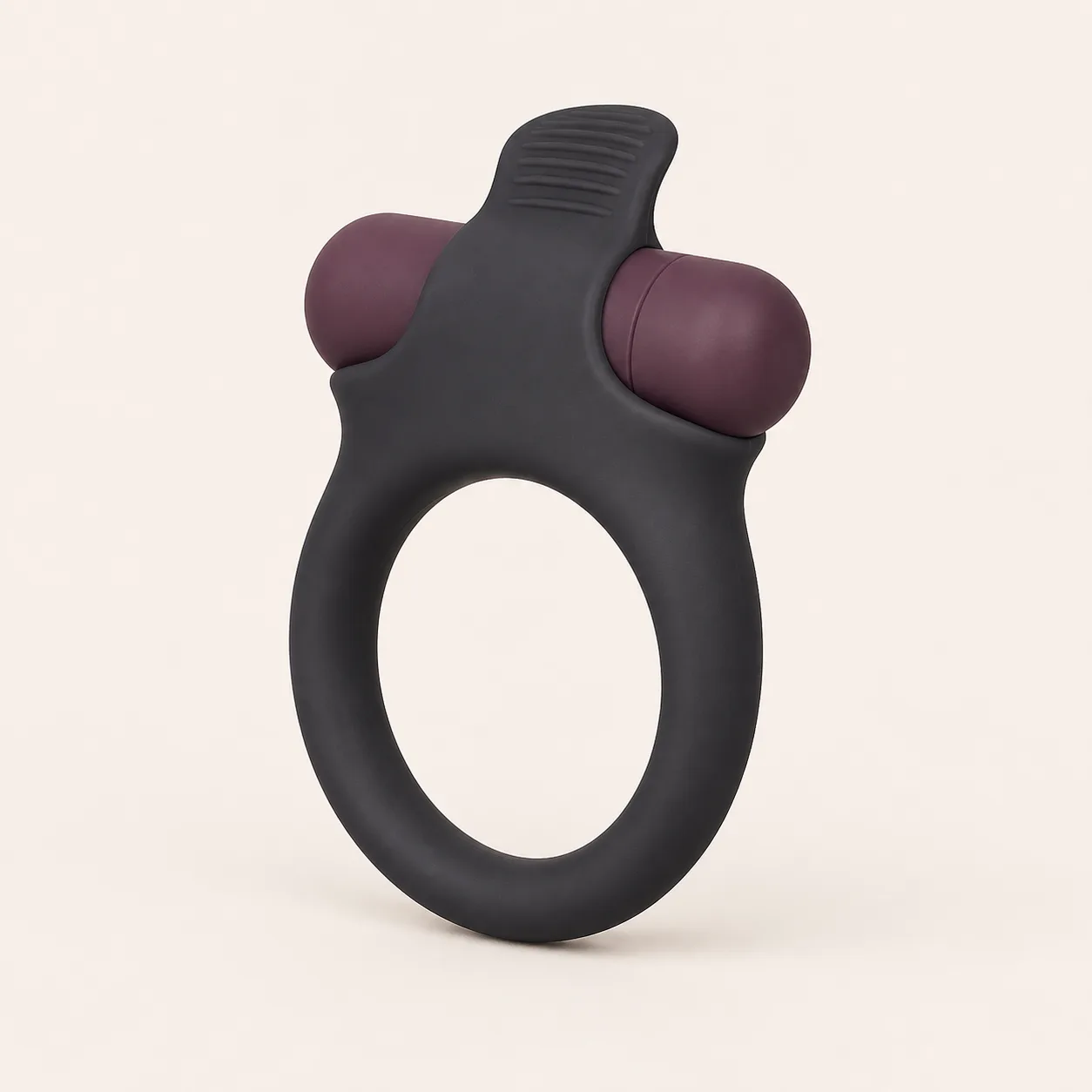 Detachable-Bullet Couples Vibrating Ring with Quick-Grip Tab