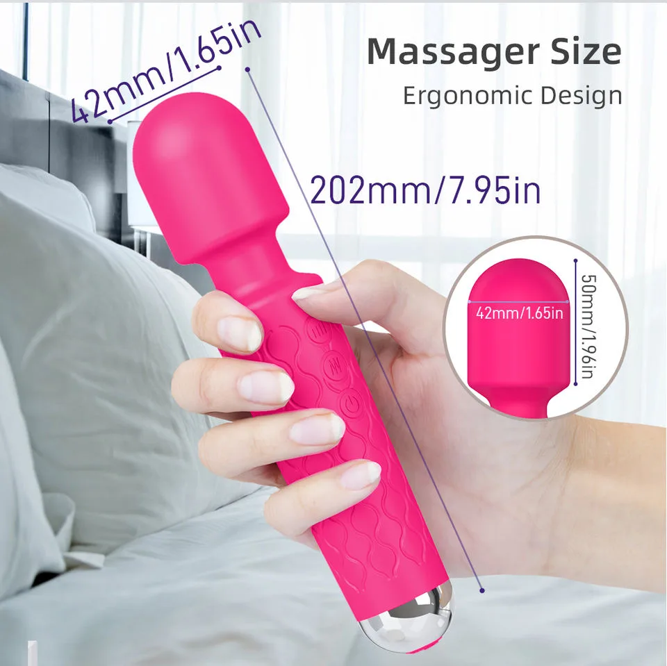 Lanzhe WMJ01-2L Flexible-Neck Wand Massager - Image 4