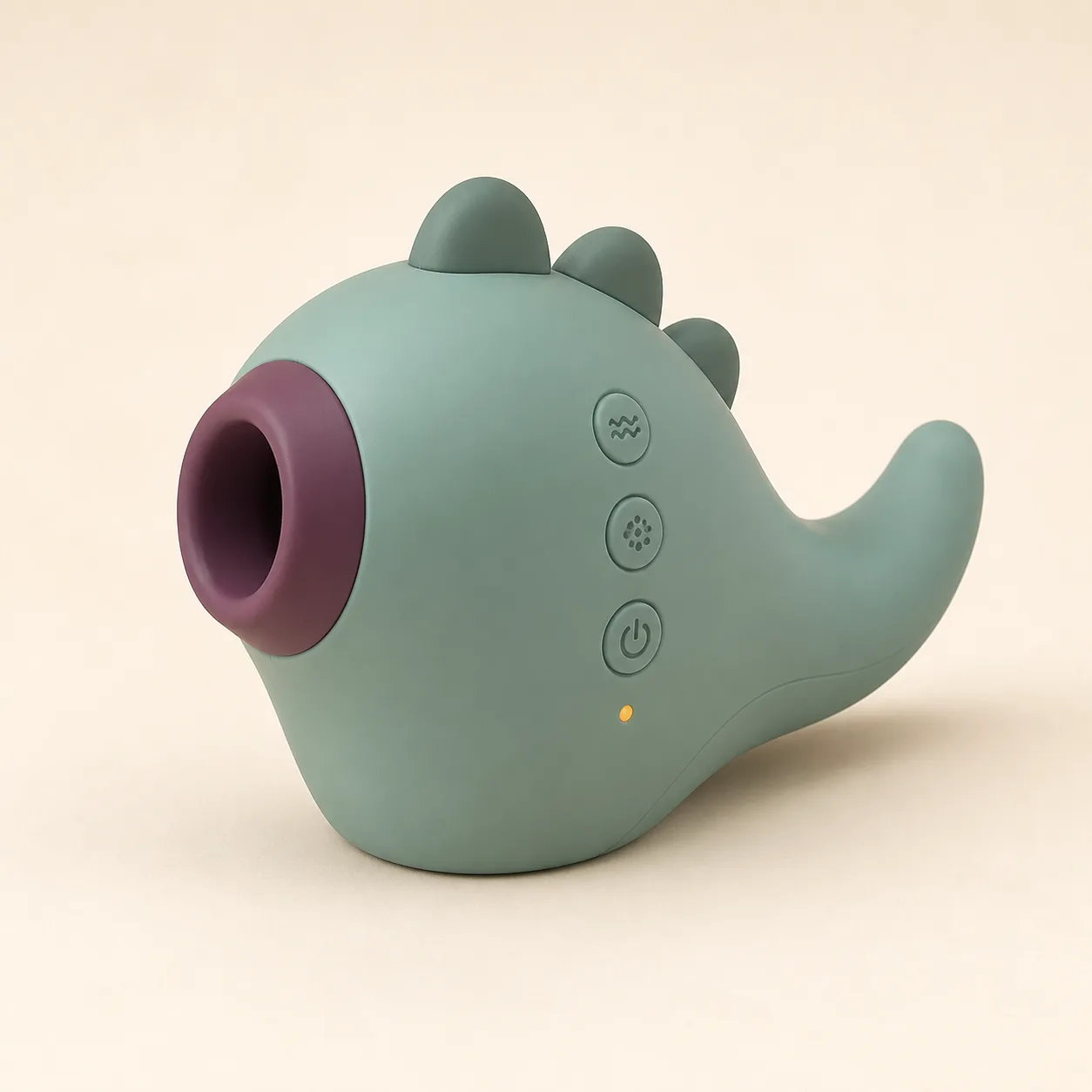 Dinosaur-Form Heated Air-Pulse Vibrator