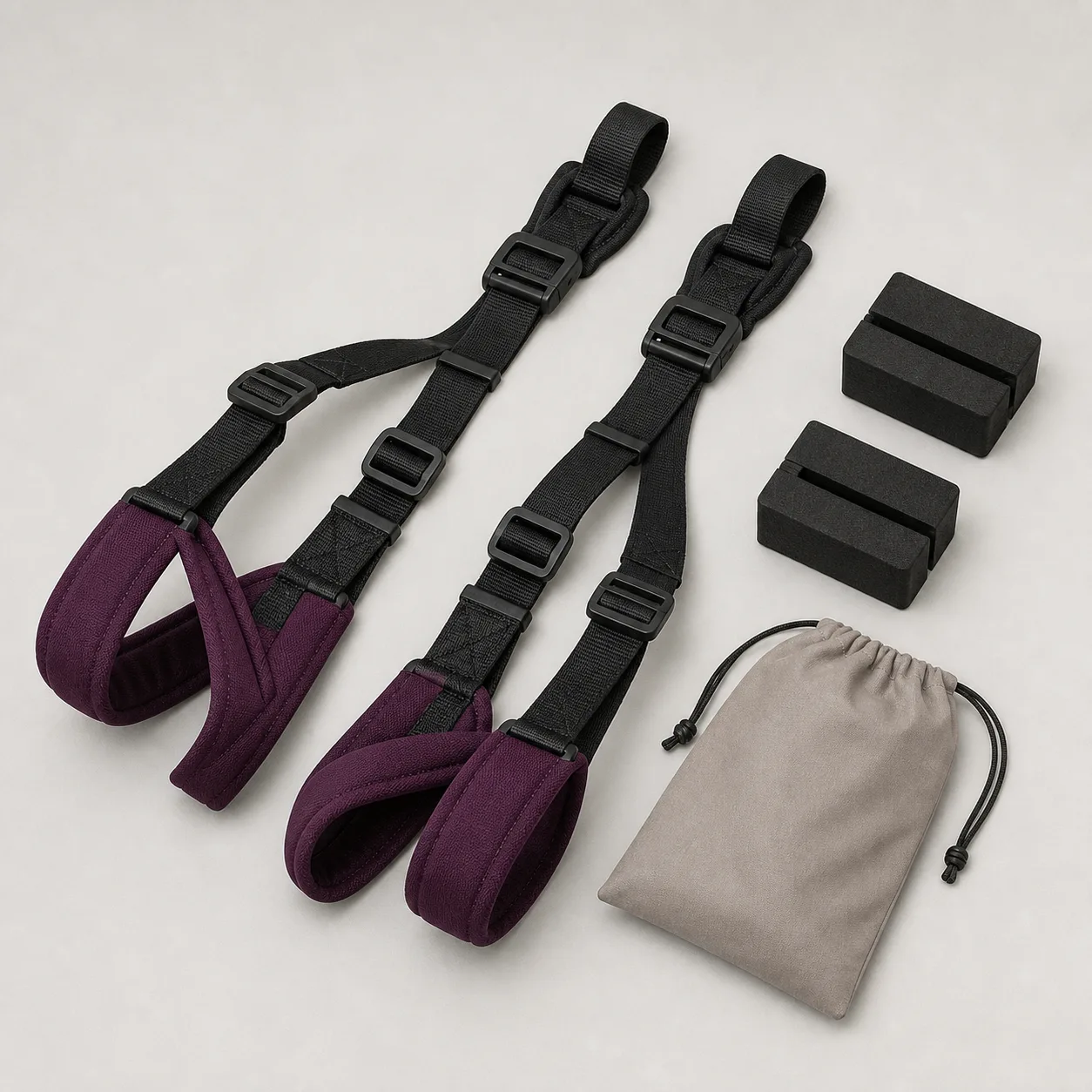 Dual-Anchor Over-Door Positioning Strap System