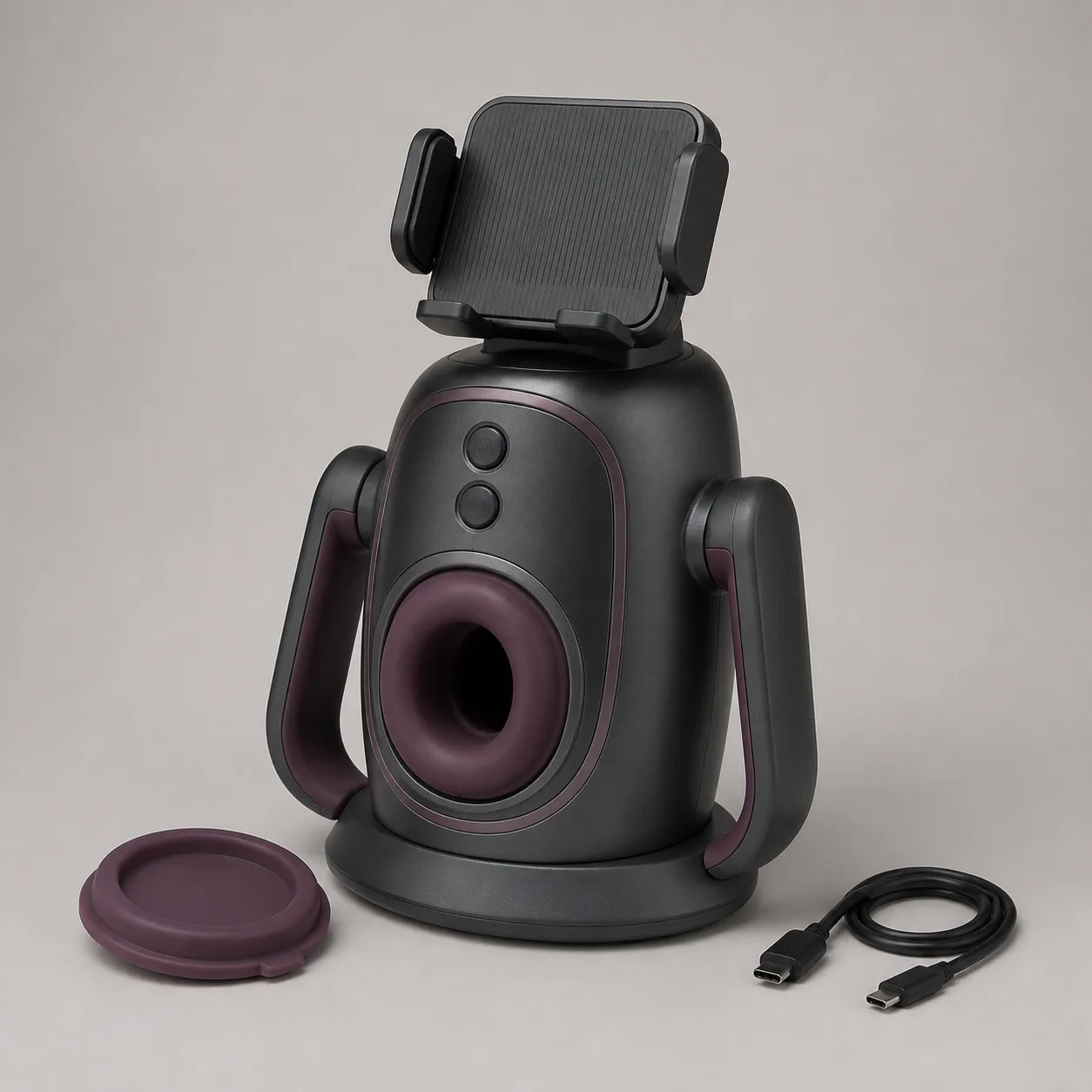 Dual-Handle Auto Stroker with Phone Cradle
