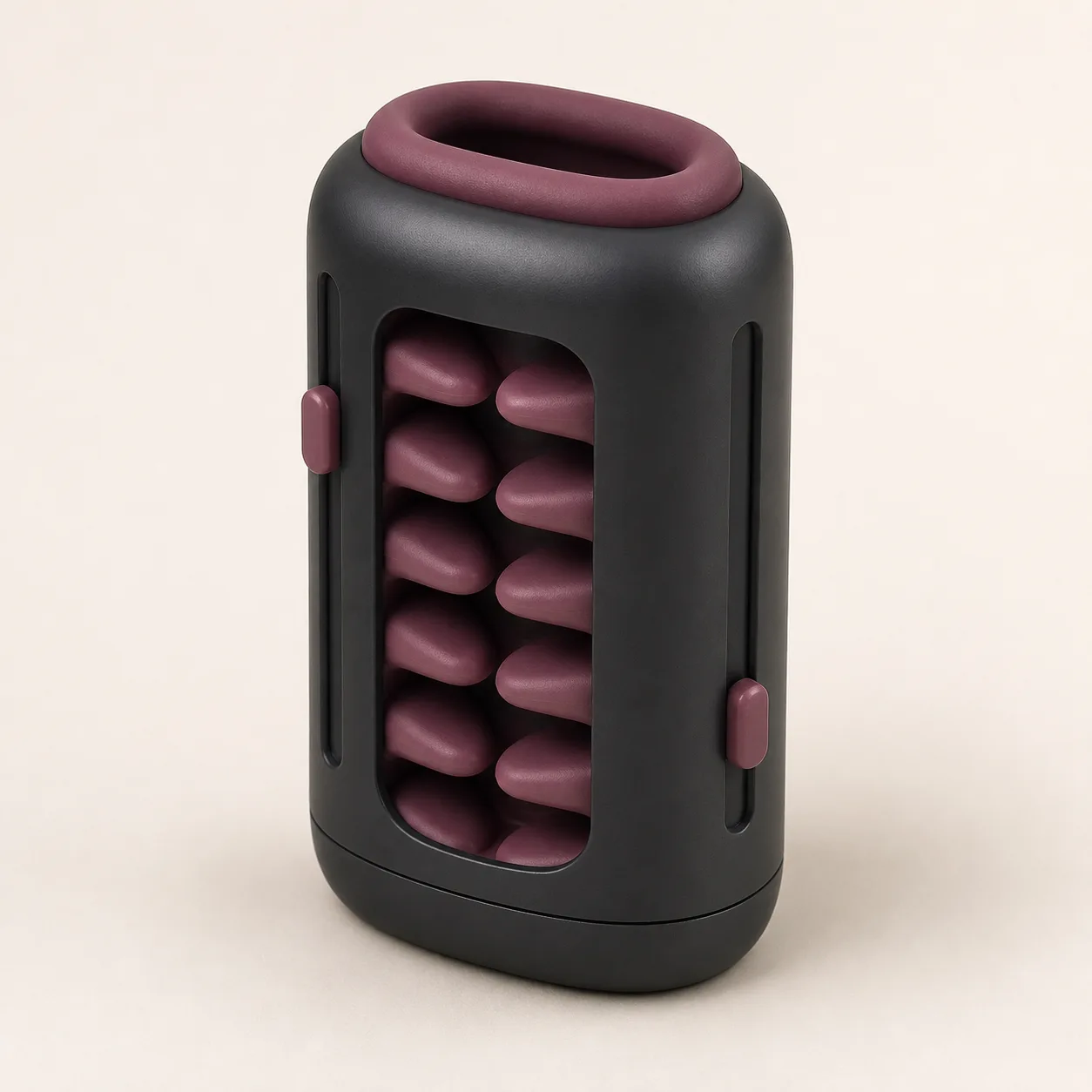 Dual-Rail Interleaved-Vane Manual Stroker with Split Tension Sliders