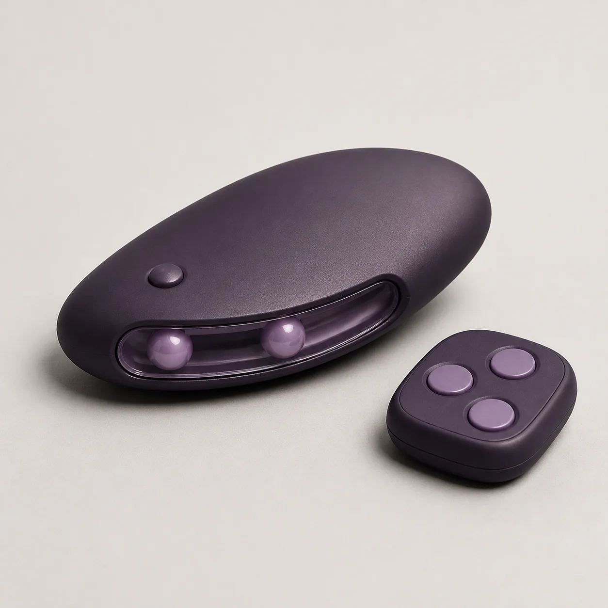 Dual-Roller App-Controlled Wearable Vibrator