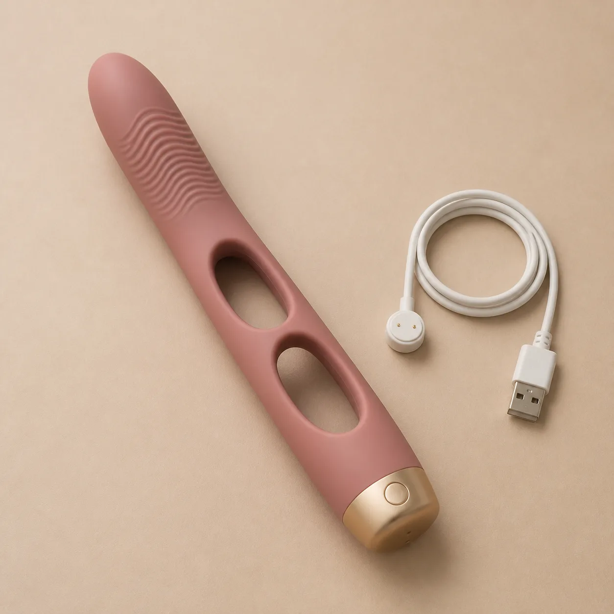 Dual-Window Slim Textured Vibrator