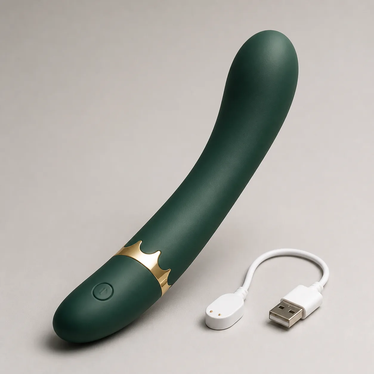 Emerald Crown-Collar Curved Vibrator