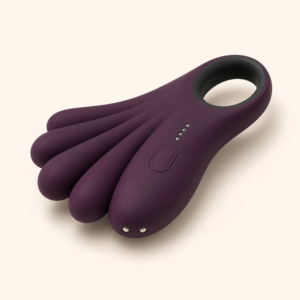 Five-Petal Thumb-Loop Palm Vibrator