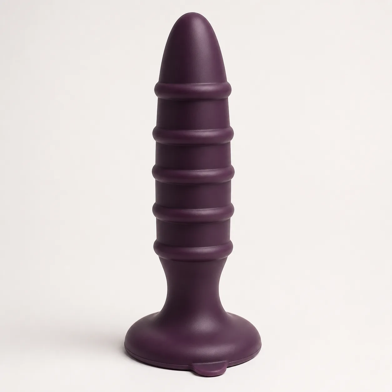 Five-Rib Concave-Waist Suction-Base Dildo