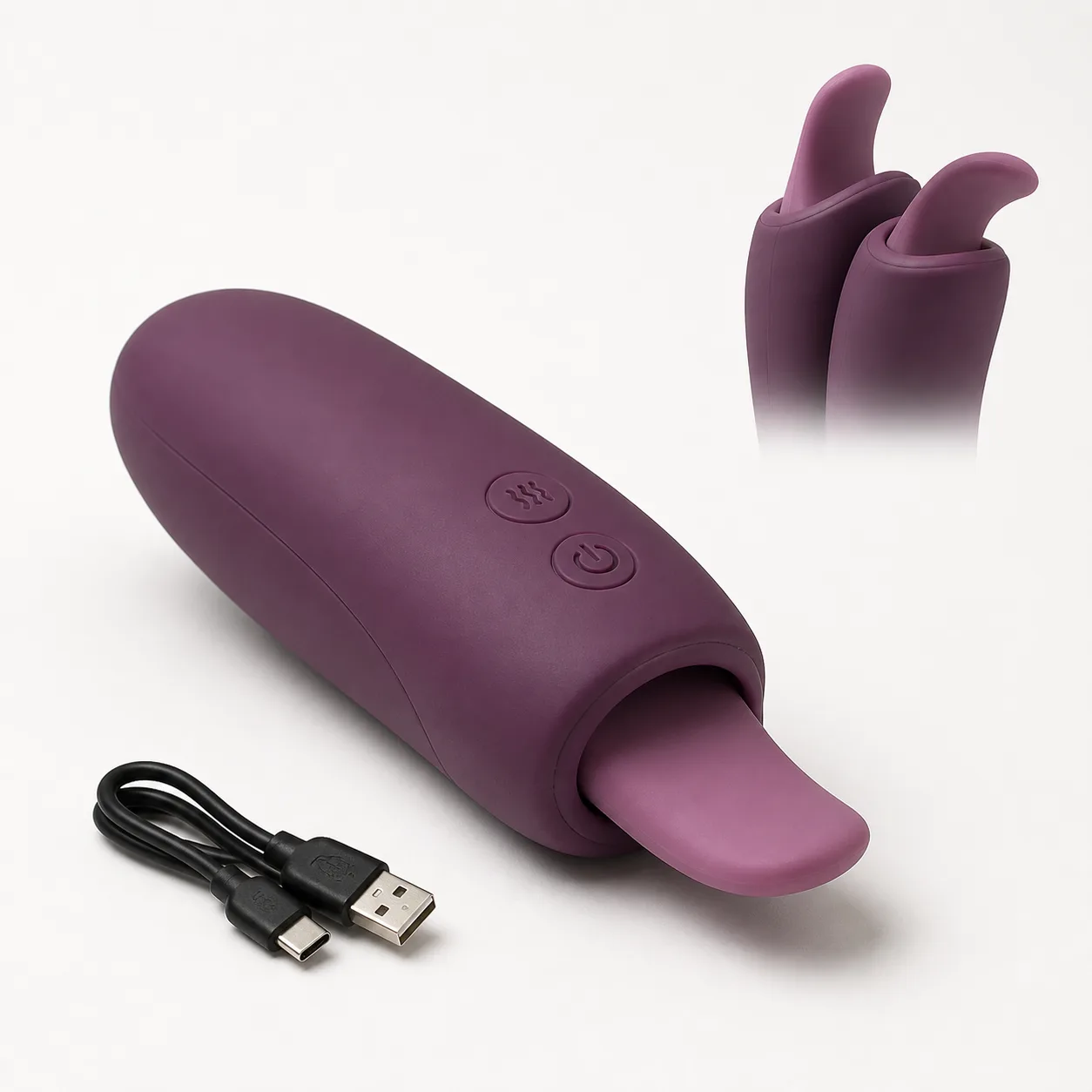Flexible Tongue-Style External Vibrator