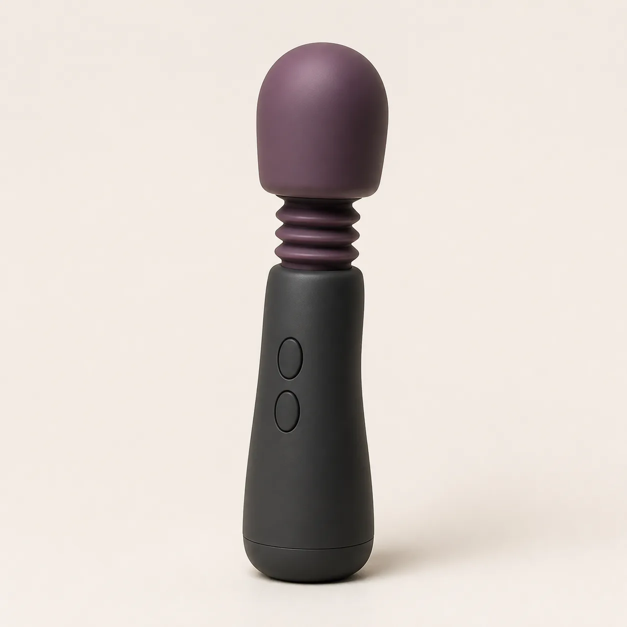 Four-Bellows Flex-Neck Wand Massager with Tall Oval Dome Head