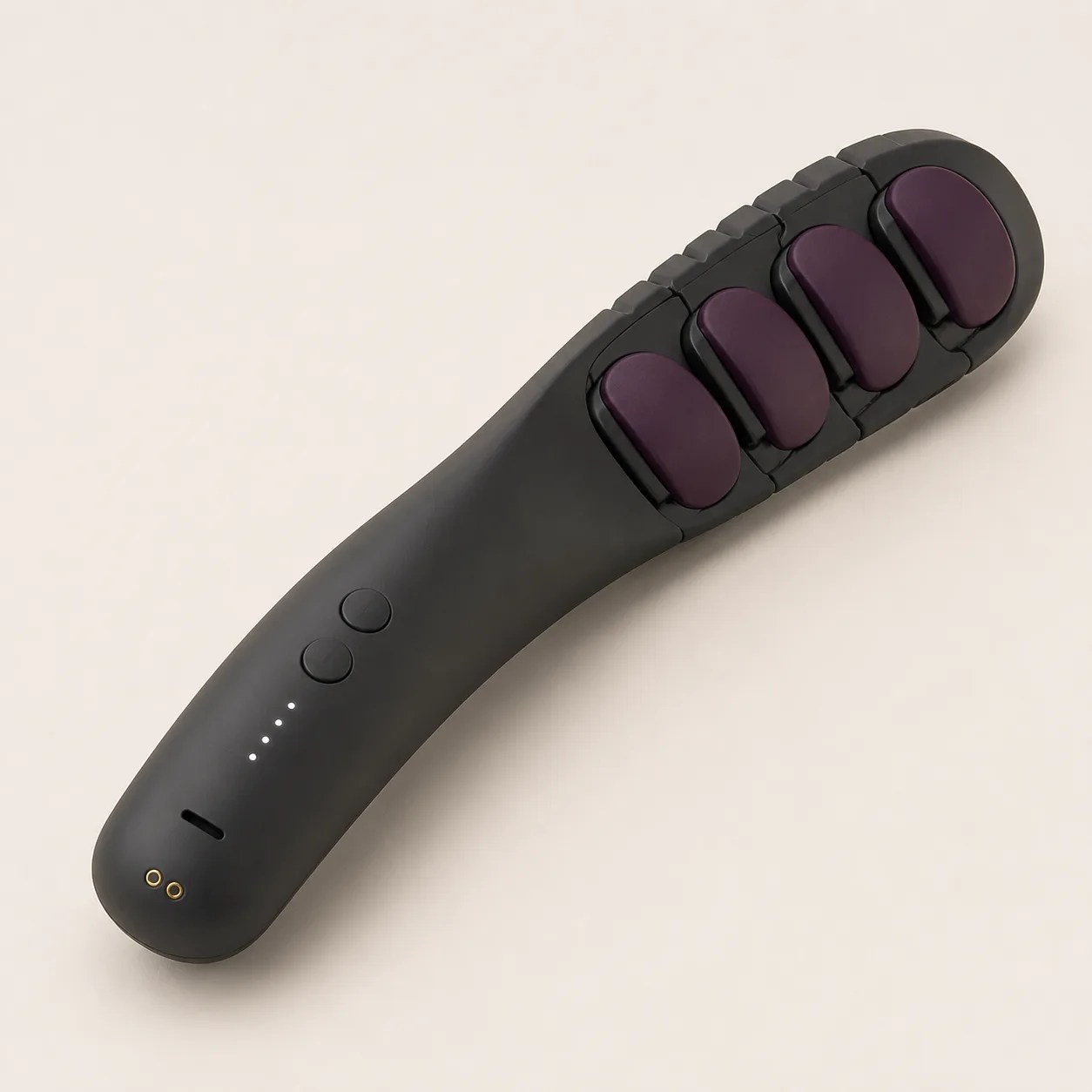 Four-Pad Lateral-Wave Bar Vibrator with Segmented Spine