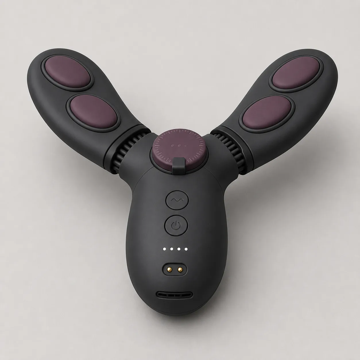 Four-Pad Split-Yoke Couples Vibrator with Three-Stop Span Dial