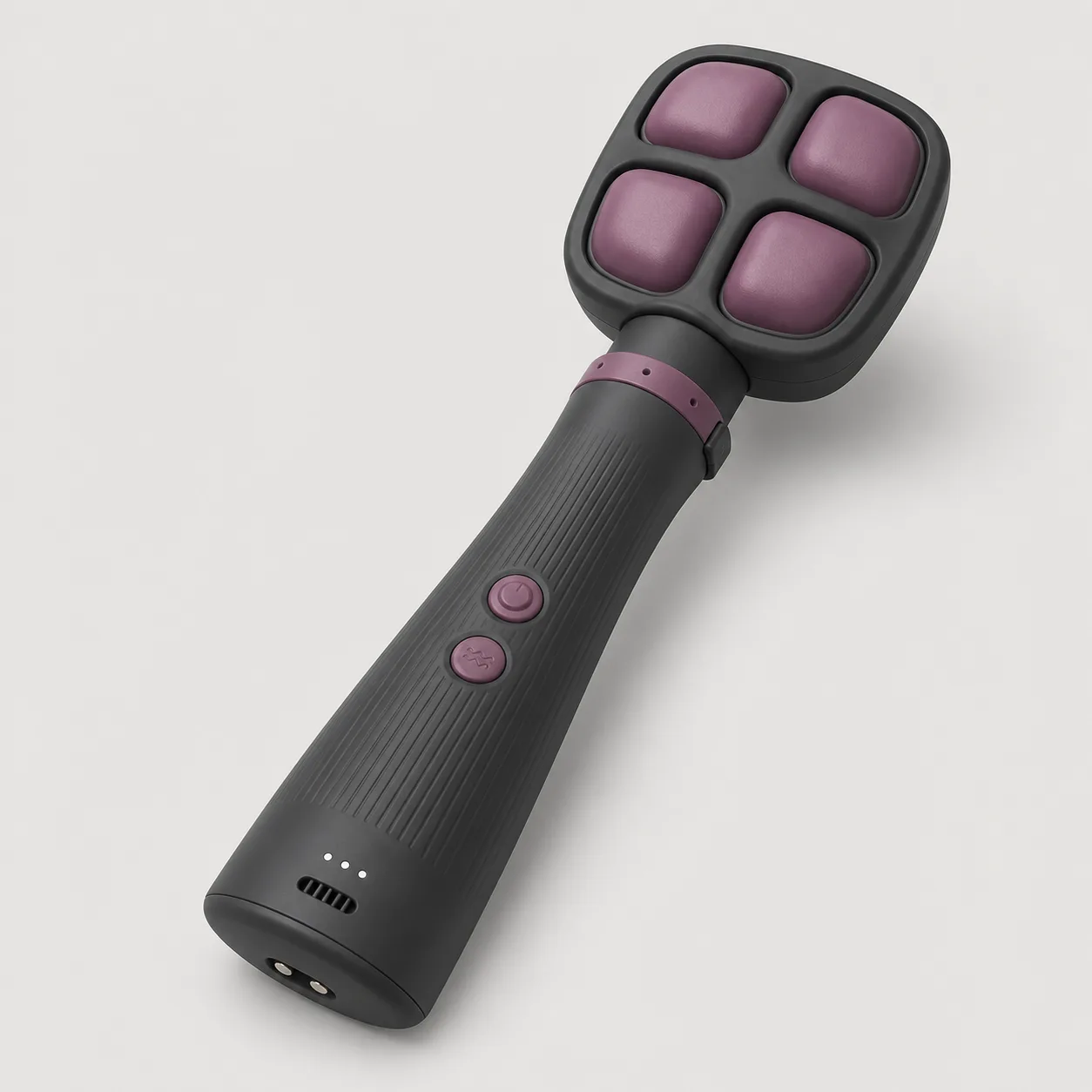 Four-Quadrant Differential-Flex Wand Massager with Cross-Bridge Head