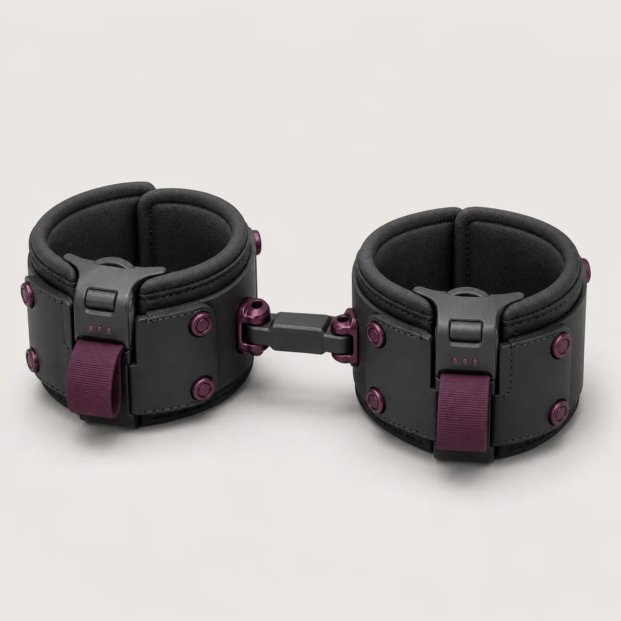 Four-Sector Load-Balancing Ankle Cuffs with Captive Swivel Link