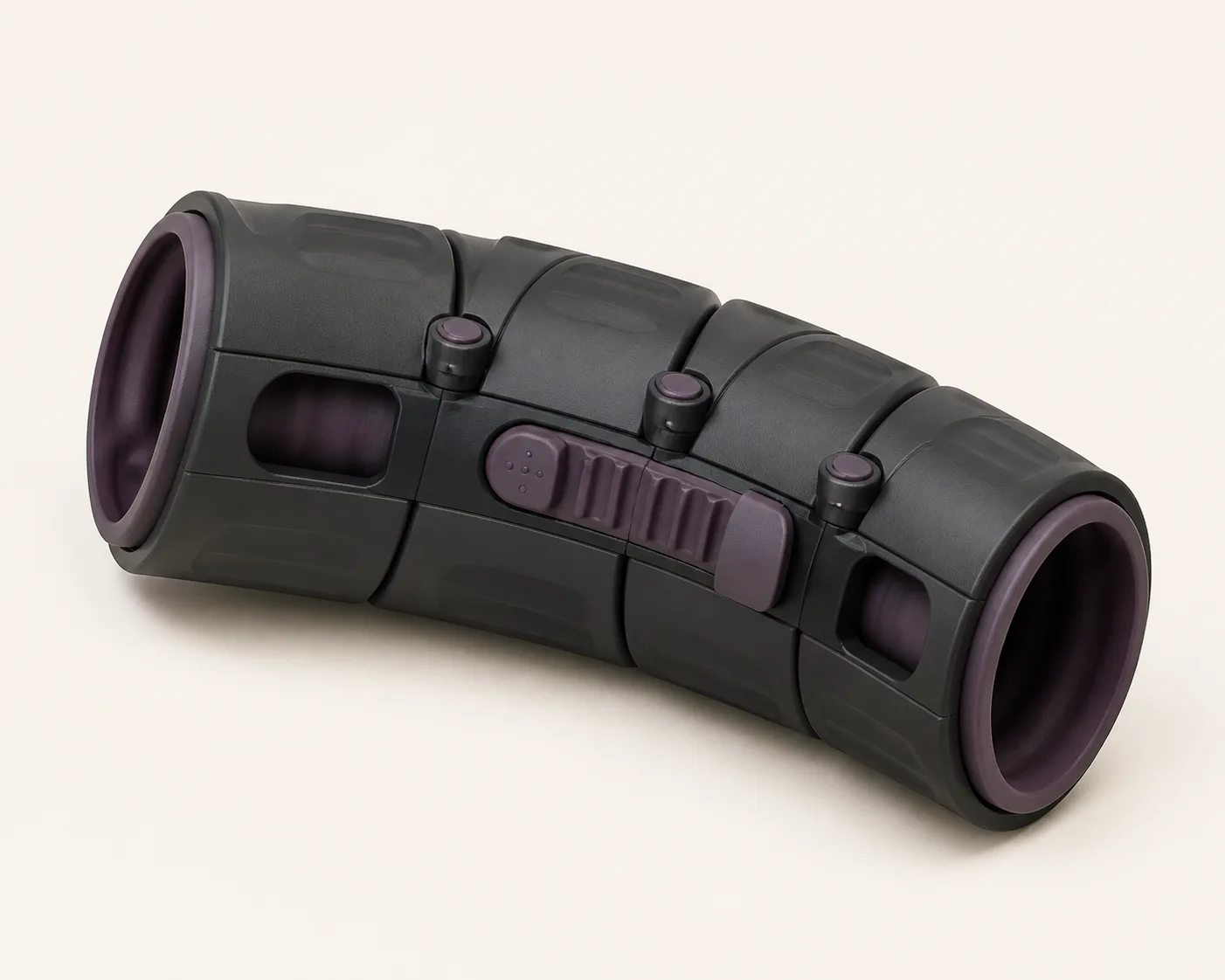 Four-Segment Flex-Hinge Manual Stroker with Three-Stop Curve Lock