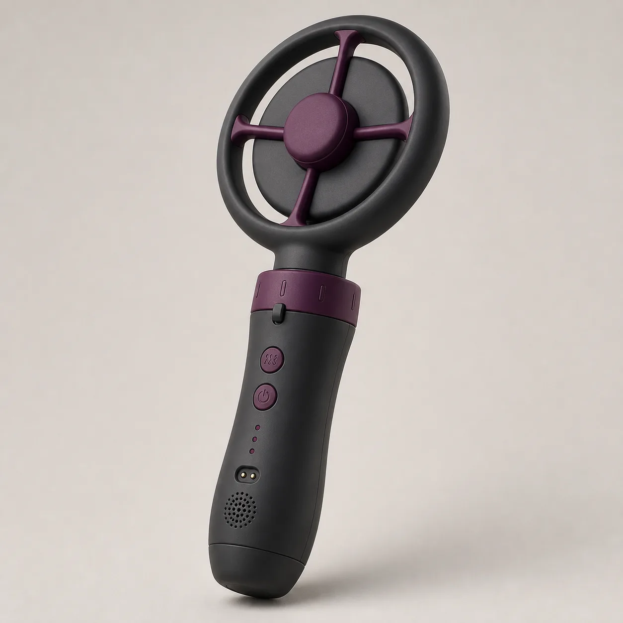 Four-Spoke Torsion-Isolated Disc Wand with Indexed Output Ring