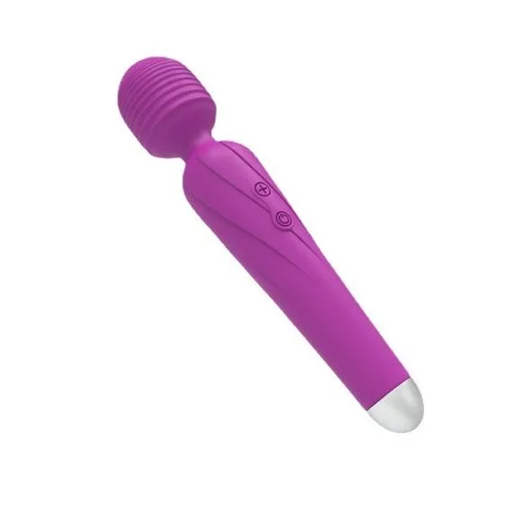 SS0220 Ribbed-Head 10-Mode Rechargeable Wand - Image 2