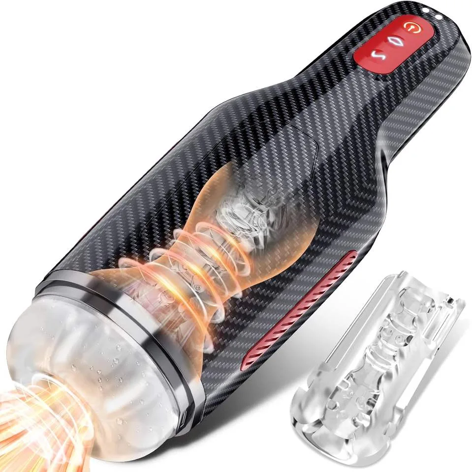 GM-526 Black 10-Vibration 5-Suction Heated Masturbator - Image 2