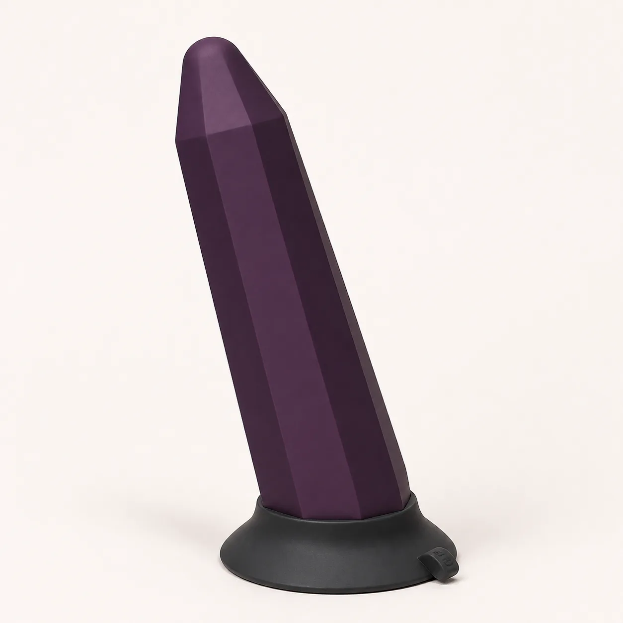 Hexa-Facet Tapered Suction-Base Dildo