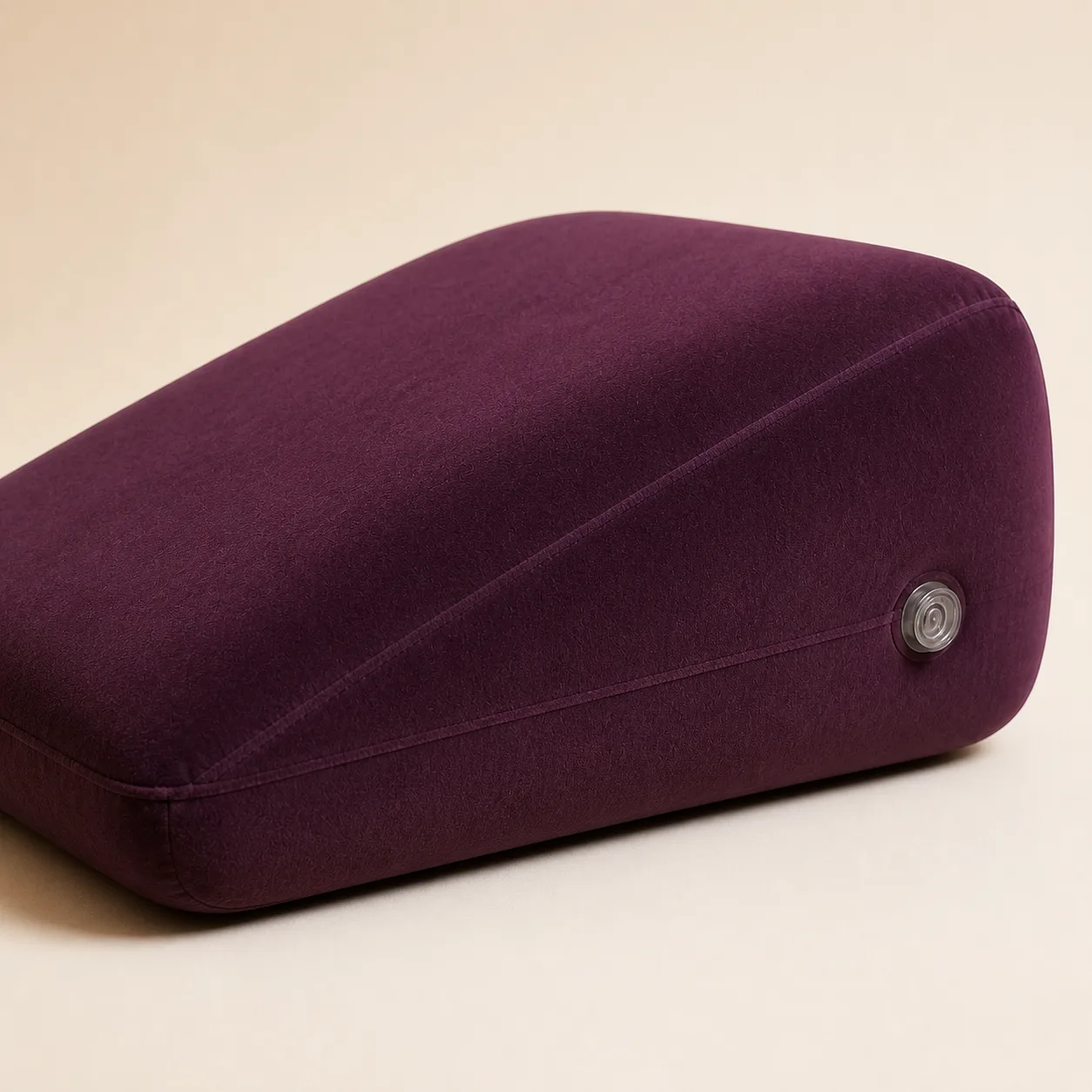 Inflatable Positioning Wedge - Adjustable Flocked Support Cushion - Image 2