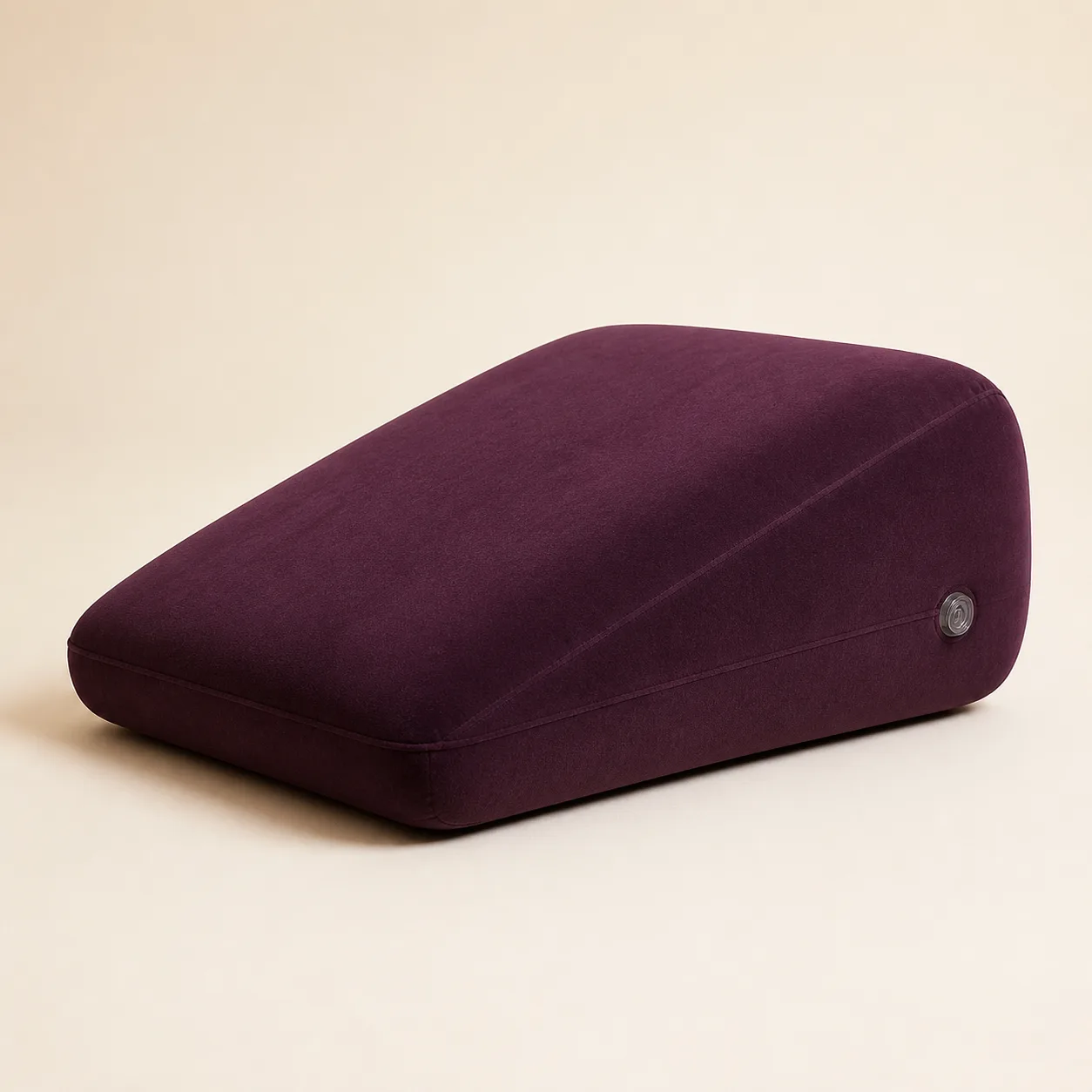 Inflatable Positioning Wedge - Adjustable Flocked Support Cushion