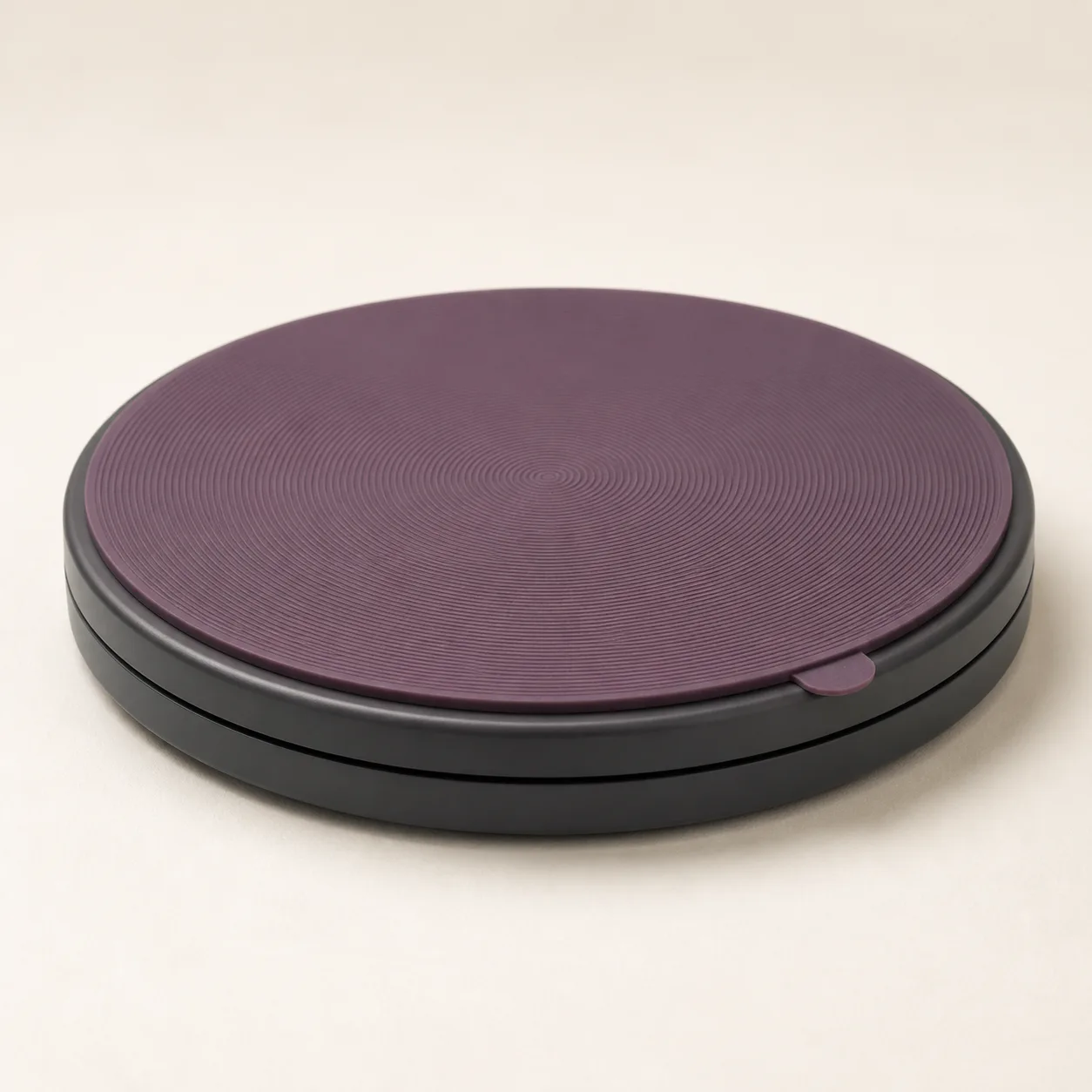 Low-Profile Manual Care Inspection Turntable with Grip Mat