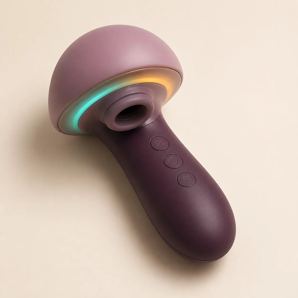 Mushroom-Head Heated Air-Pulse Massager