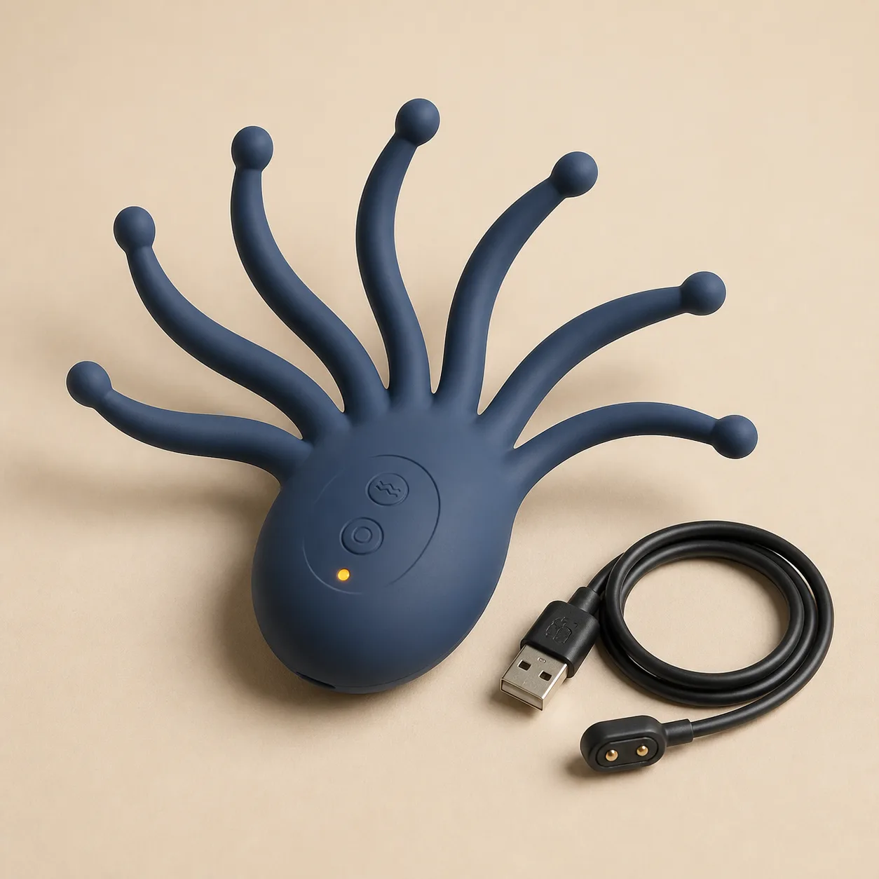 Octopus-Arm Wrap External Male Vibrator