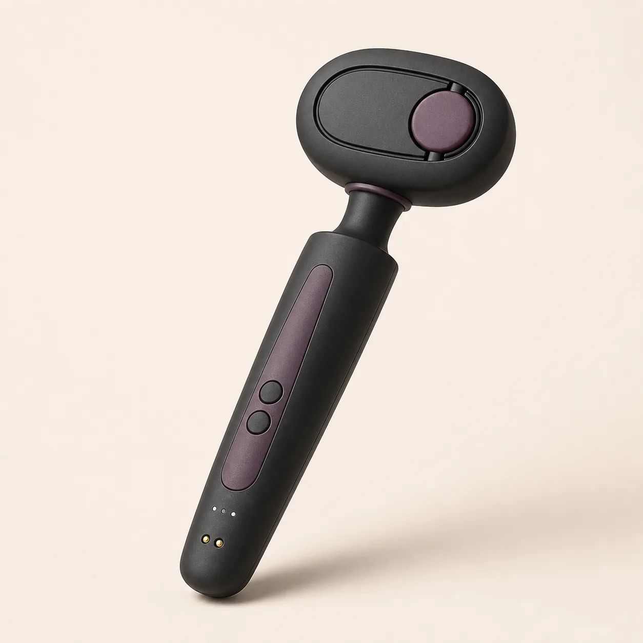 Offset Orbit-Track Wand Massager with Captive Floating Pod