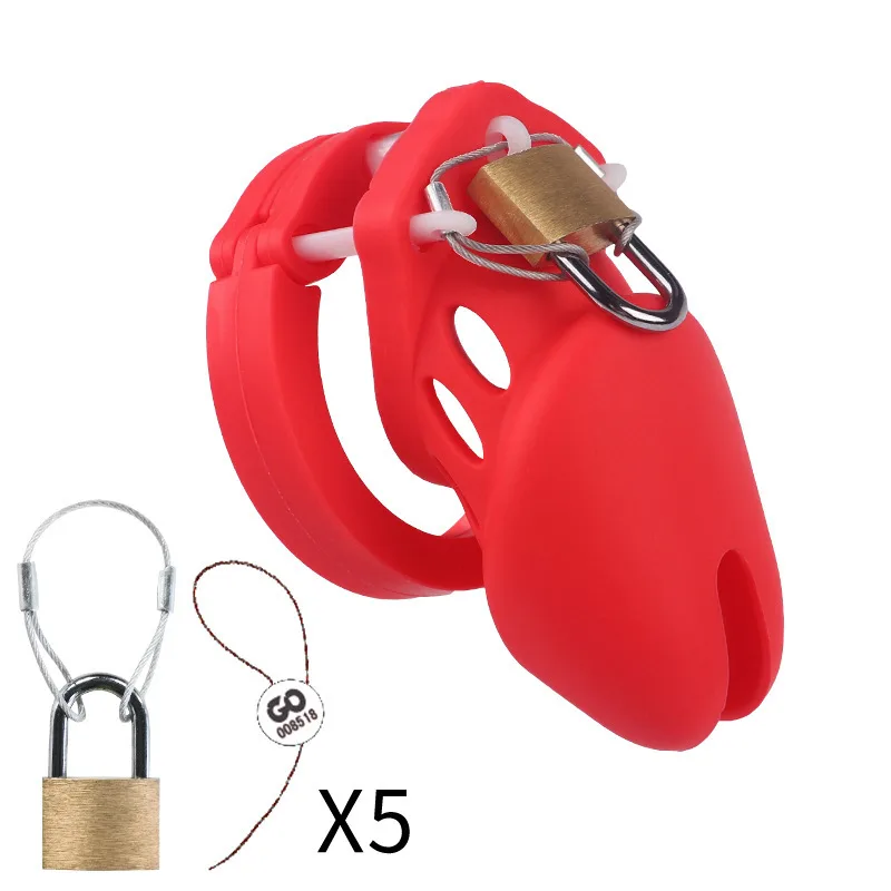 Suxie CB6000S Inverted Silicone Chastity Cage - Image 4