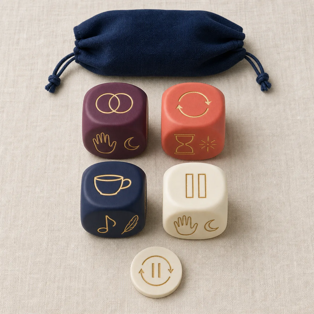 Pause, Reroll & Choose - Original Four-Dice Couples Game - Image 2