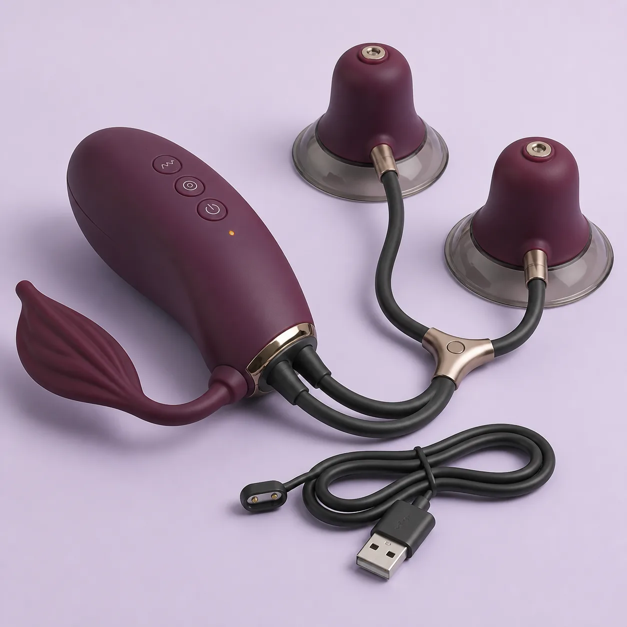 Oscillating Leaf Tongue and Dual-Cup Stimulator