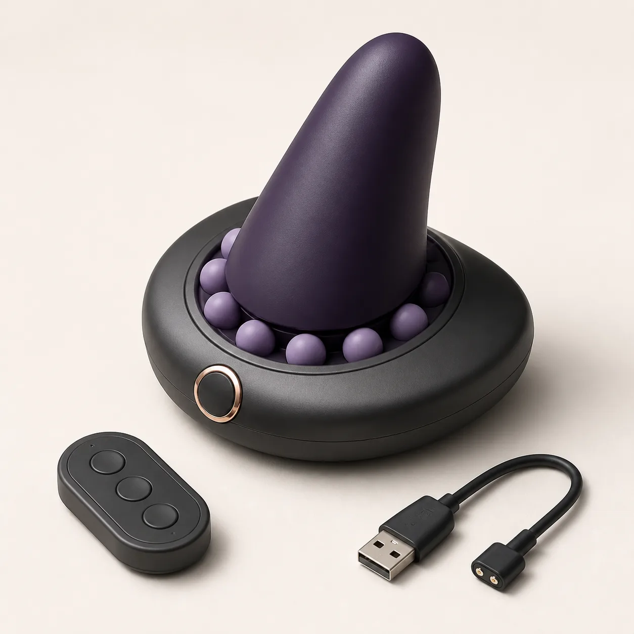 Perimeter-Bead Remote Prostate Plug