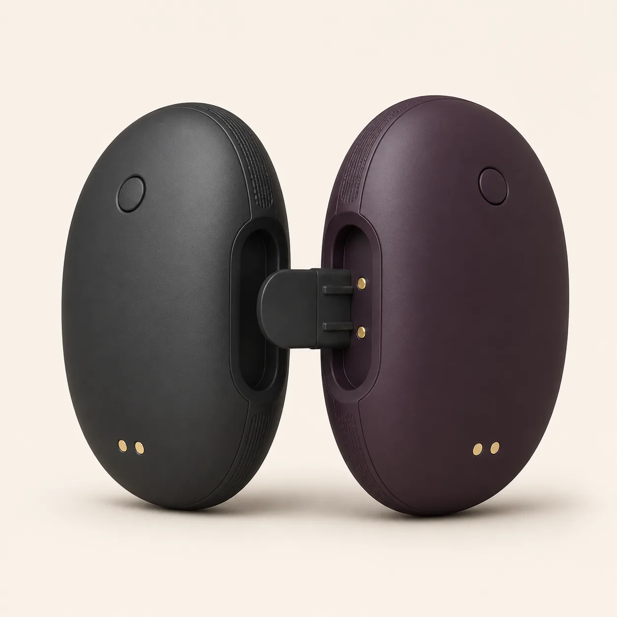 Polarity-Keyed Docking Pair Vibrators with Shared Sync Bridge