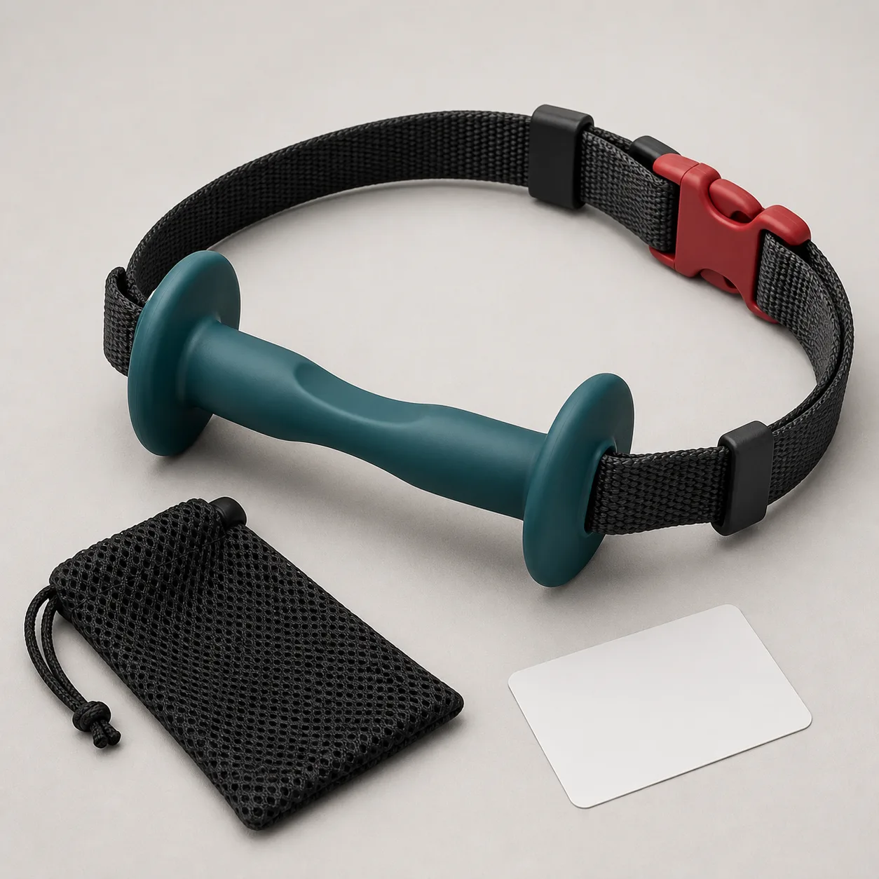 Quick-Release Twin-Flange Soft Bit Gag