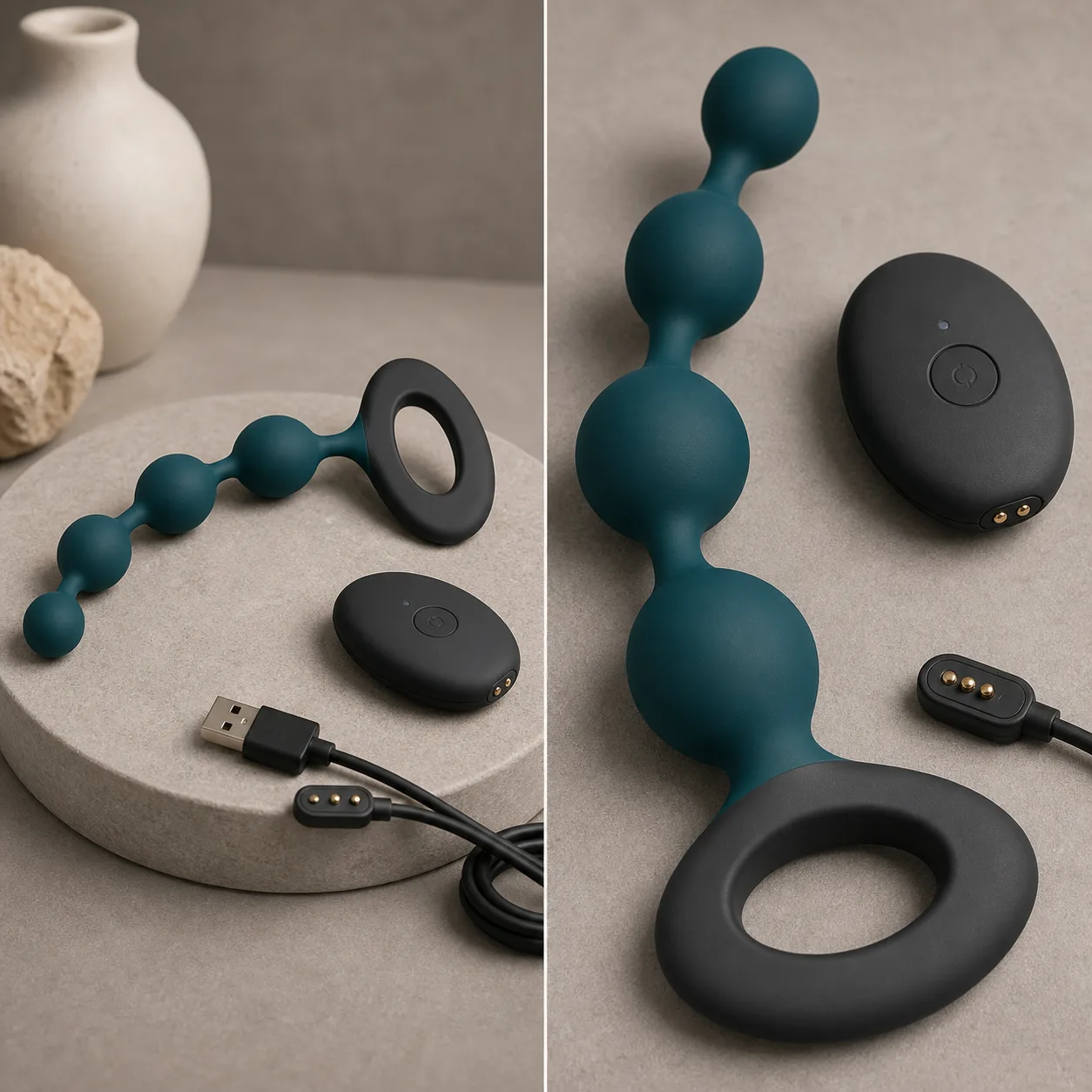 Remote Graduated Vibrating Anal Beads