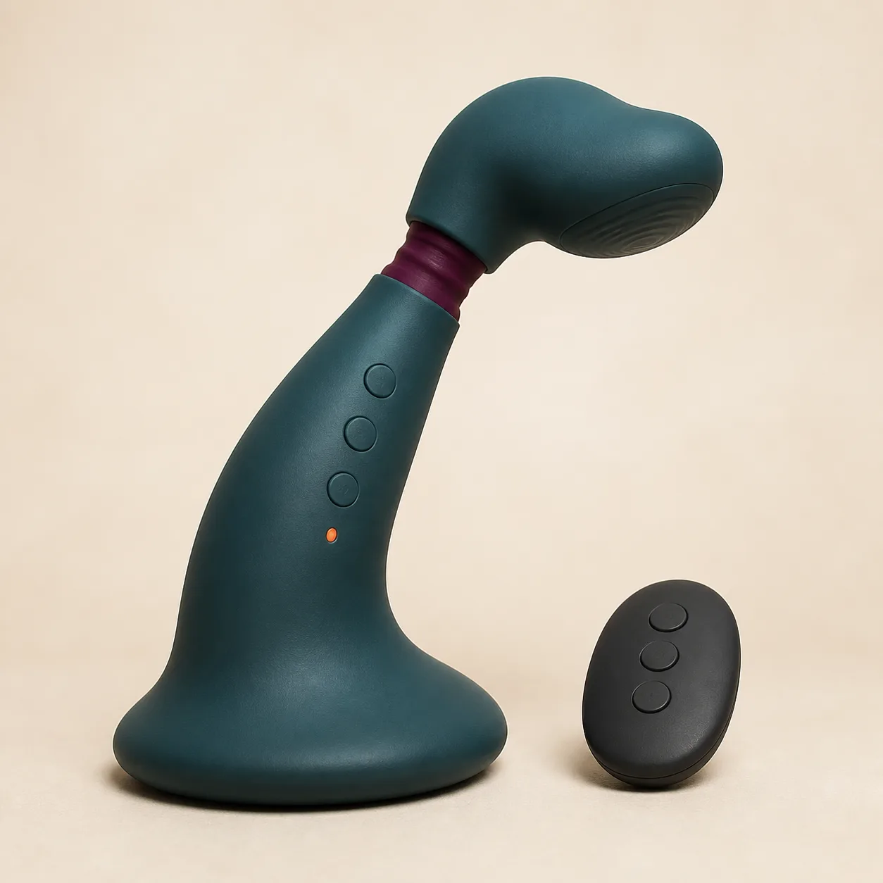 Remote Heated Rocking Prostate Massager