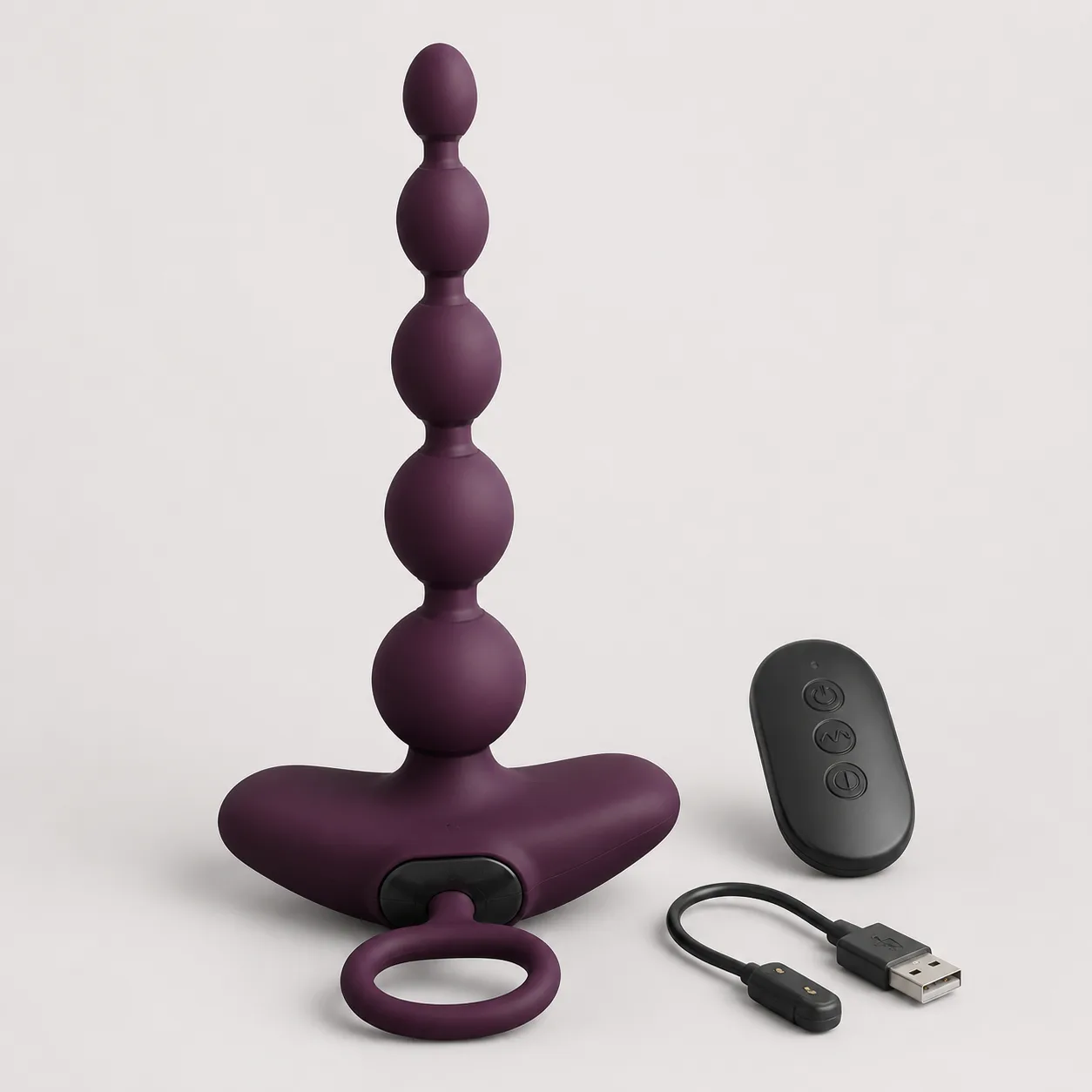 Remote Retractable Expanding Anal Bead Massager