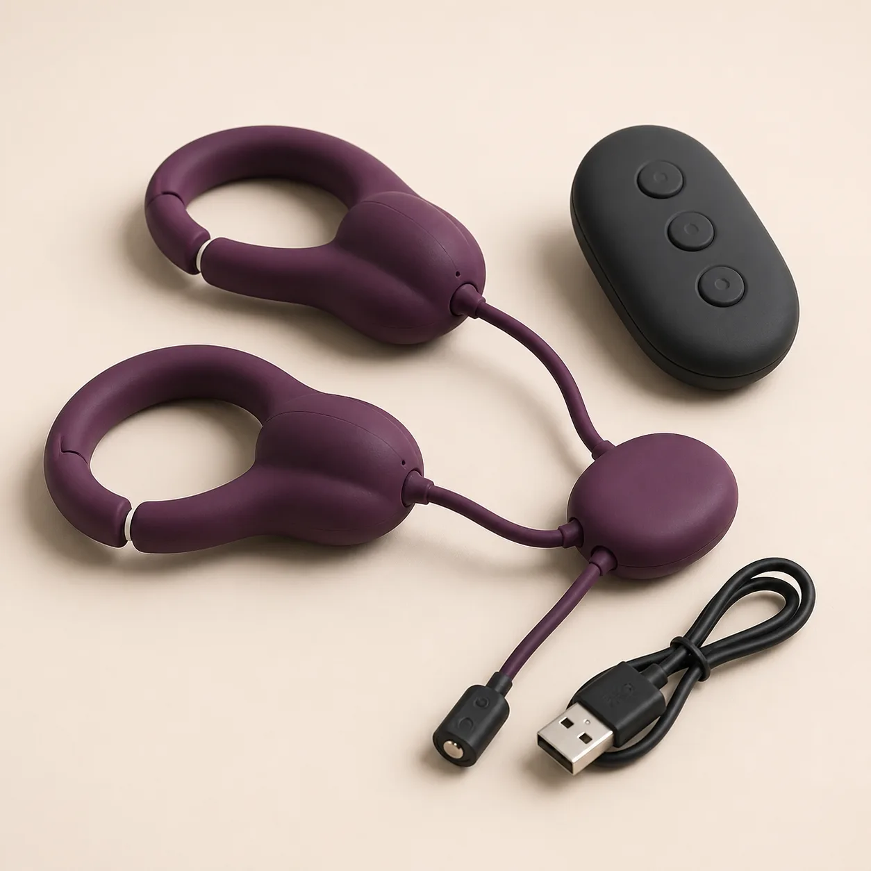 Remote Soft-Loop Vibrating Clip Pair
