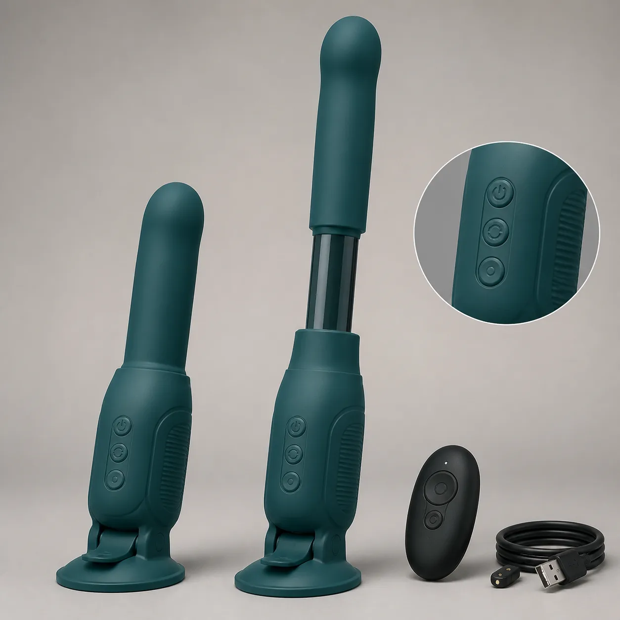 Remote Telescopic Thrusting Vibrator