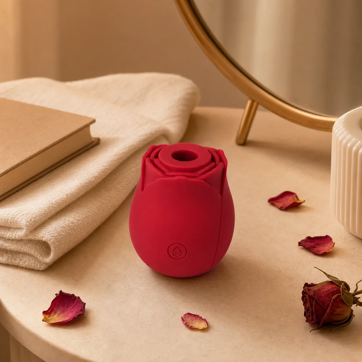 Rose Air-Pulse Massager – 10 Modes, USB Rechargeable - Image 5